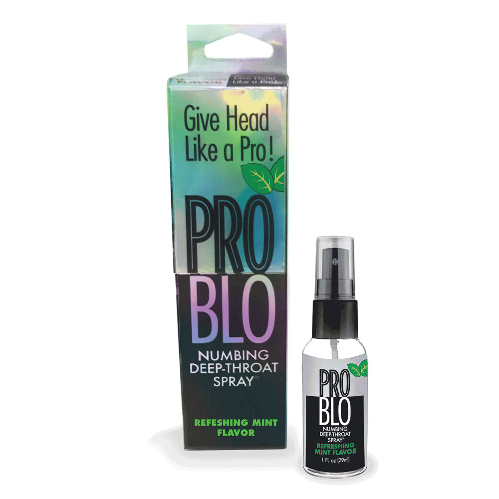 Buy ProBlo Deep Throat Spray - Mint - Mint Flavoured Deep Throat Spray - 30 ml at NZ’s Mega Adult Toys Store. Discover premium sex toys with discreet shipping at the best price in NZ