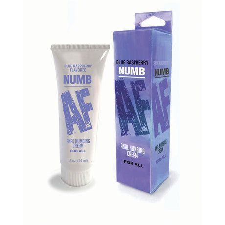 Buy Numb AF - Blue Raspberry - Blue Raspberry Flavoured Anal Numbing Cream - 44 ml Tube at NZ’s Mega Adult Toys Store. Discover premium sex toys with discreet shipping at the best price in NZ