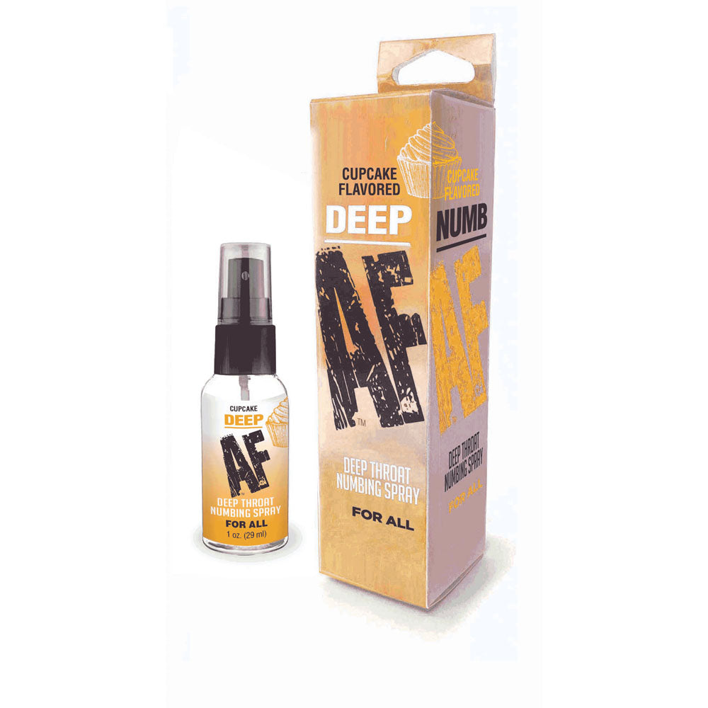 Buy Deep AF - Cupcake - Cupcake Flavoured Deep Throat Spray - 29 ml at NZ’s Mega Adult Toys Store. Discover premium sex toys with discreet shipping at the best price in NZ