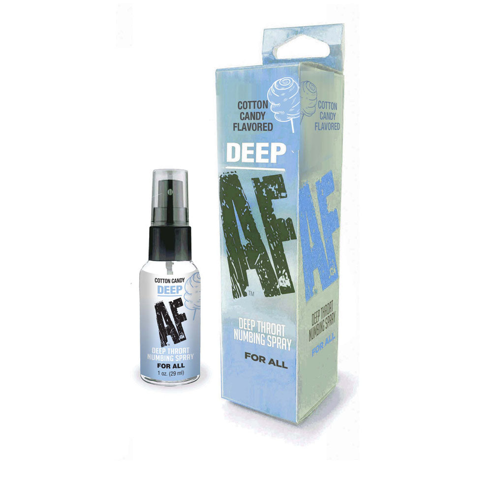 Buy Deep AF - Cotton Candy - Cotton Candy Flavoured Deep Throat Spray - 29 ml at NZ’s Mega Adult Toys Store. Discover premium sex toys with discreet shipping at the best price in NZ