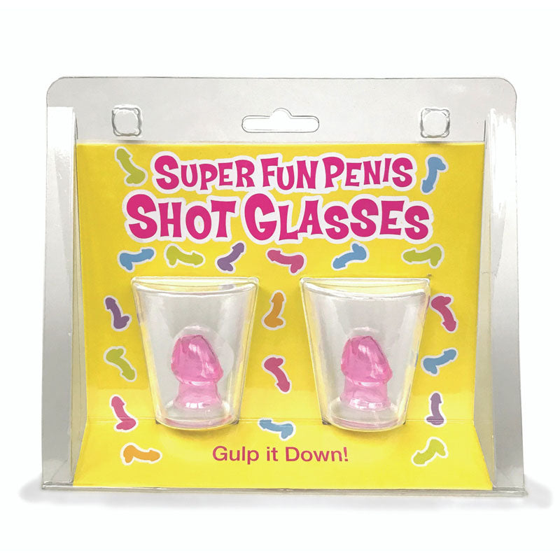 Buy Super Fun Penis Shot Glasses - Set of 2 at NZ’s Mega Adult Toys Store. Discover premium sex toys with discreet shipping at the best price in NZ