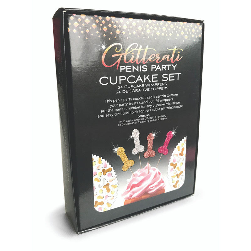 Buy Glitterati - Penis Party Cupcake Set - Party Cupcake Set - Set of 24 at NZ’s Mega Adult Toys Store. Discover premium sex toys with discreet shipping at the best price in NZ