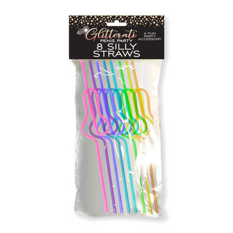 Buy Glitterati Penis Silly Straws - Coloured Hen's Party Straws - 8 Pack at NZ’s Mega Adult Toys Store. Discover premium sex toys with discreet shipping at the best price in NZ