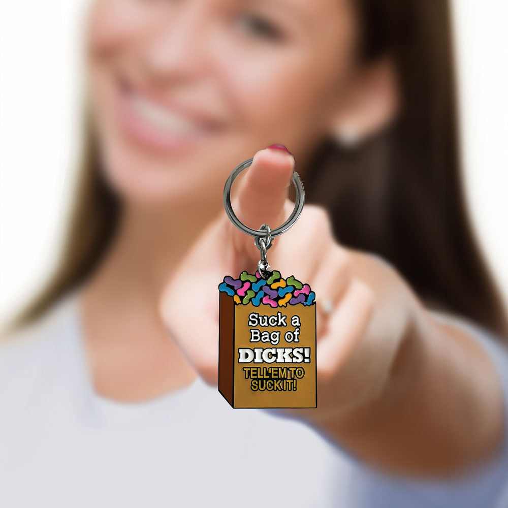 Buy Super Fun Key Chain - Suck A Bag - Novelty Keychain at NZ’s Mega Adult Toys Store. Discover premium sex toys with discreet shipping at the best price in NZ