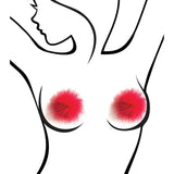 Buy Sexy AF - Nipple Couture Red Marabou - Red Marabou Reuseable Nipple Pasties at NZ’s Mega Adult Toys Store. Discover premium sex toys with discreet shipping at the best price in NZ