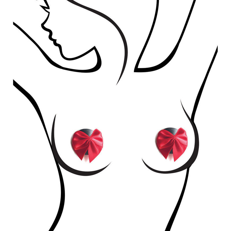 Buy Sexy AF - Nipple Couture Red Bows - Red Bows Reuseable Nipple Pasties at NZ’s Mega Adult Toys Store. Discover premium sex toys with discreet shipping at the best price in NZ