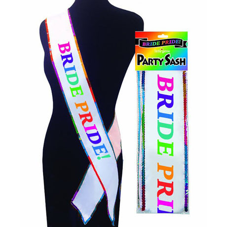 Buy Bride Pride Sash - Hens Party Novelty at NZ’s Mega Adult Toys Store. Discover premium sex toys with discreet shipping at the best price in NZ