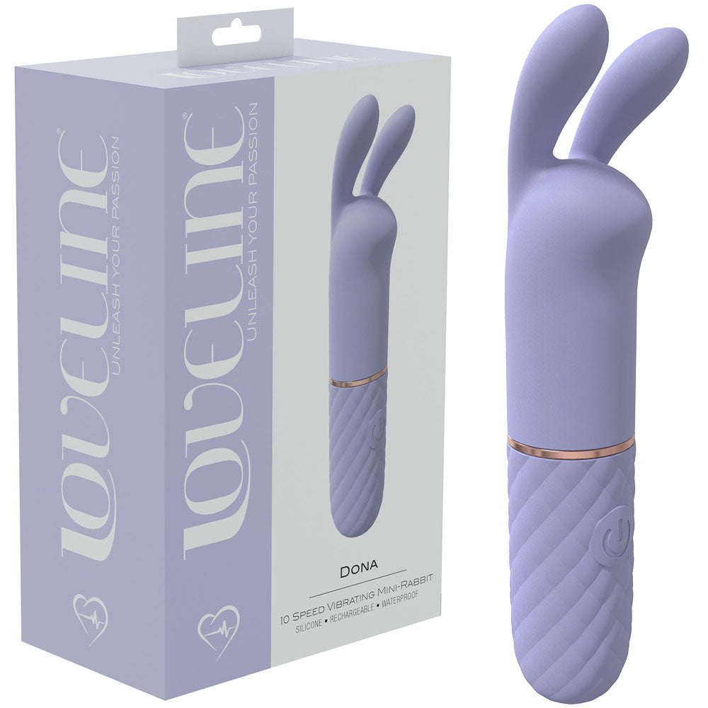 Buy LOVELINE Dona - Purple - Lavender 11 cm USB Rechargeable Mini Vibrator at NZ’s Mega Adult Toys Store. Discover premium sex toys with discreet shipping at the best price in NZ