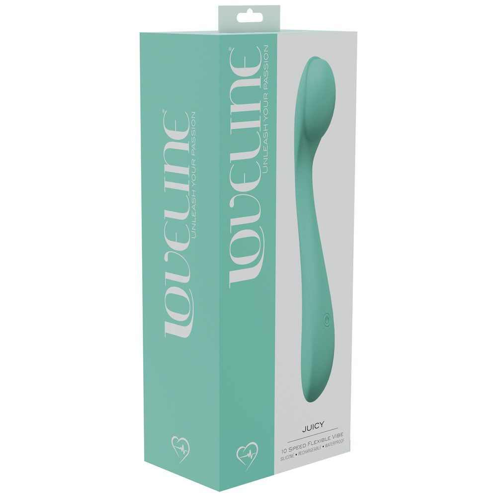 Buy LOVELINE Juicy - Green - GReen 21.5 cm USB Rechargeable Vibrator at NZ’s Mega Adult Toys Store. Discover premium sex toys with discreet shipping at the best price in NZ