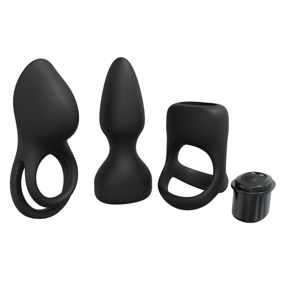 Buy LOVELINE Pleasure Kit - Black - Black USB Rechargeable Male Kit - 3 Piece Set at NZ’s Mega Adult Toys Store. Discover premium sex toys with discreet shipping at the best price in NZ