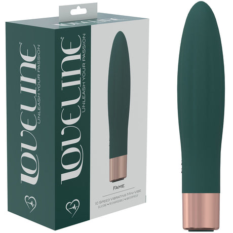 Buy LOVELINE Fame - Green - Green 14.4 cm USB Rechargeable Vibrator at NZ’s Mega Adult Toys Store. Discover premium sex toys with discreet shipping at the best price in NZ