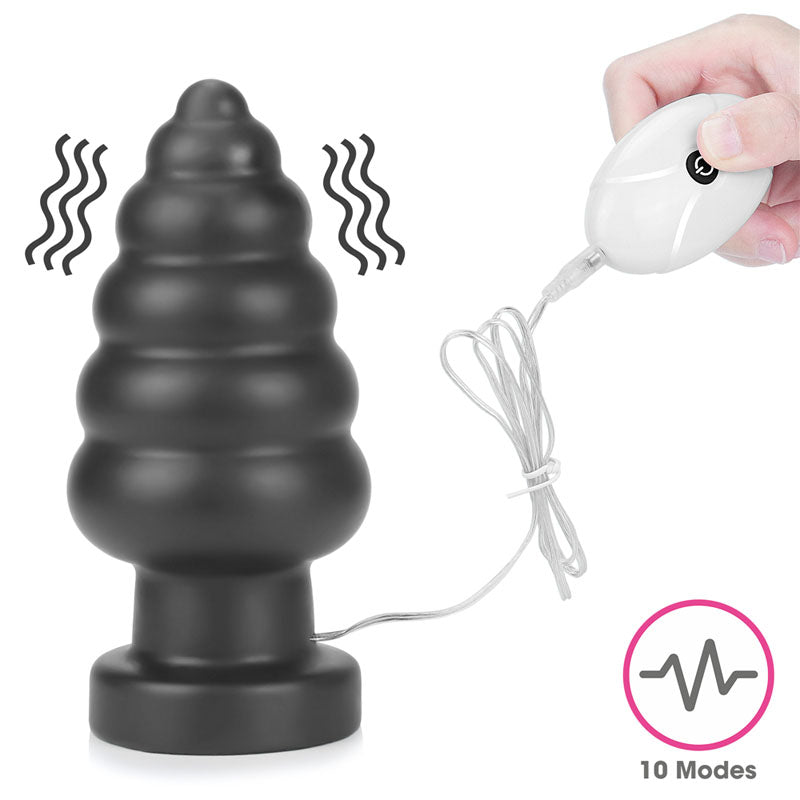 Buy King Sized 7'' Vibrating Anal Cracker - Black 17.8 cm XL Vibrating Butt Plug at NZ’s Mega Adult Toys Store. Discover premium sex toys with discreet shipping at the best price in NZ