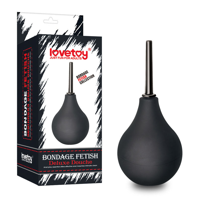 Buy Bondage Fetish Deluxe Douche - Black Unisex Round Douche - 160 ml capacity at NZ’s Mega Adult Toys Store. Discover premium sex toys with discreet shipping at the best price in NZ