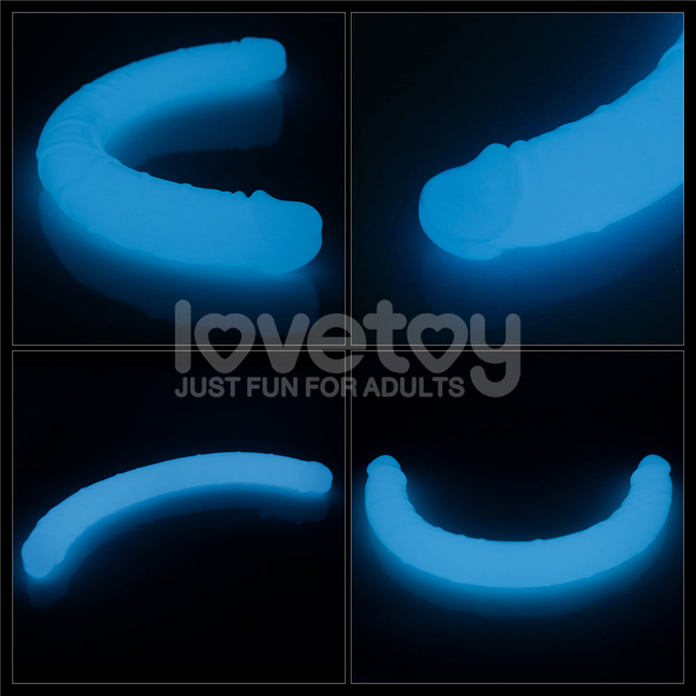 Buy Lumino Play 18.5'' Double Dildo - Glow in the Dark Blue 47 cm Double Dong at NZ’s Mega Adult Toys Store. Discover premium sex toys with discreet shipping at the best price in NZ