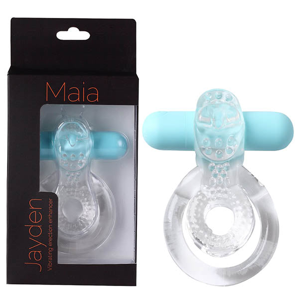 Buy Maia Jayden - Clear/Blue USB Rechargeable Vibrating Cock & Ball Rings at NZ’s Mega Adult Toys Store. Discover premium sex toys with discreet shipping at the best price in NZ