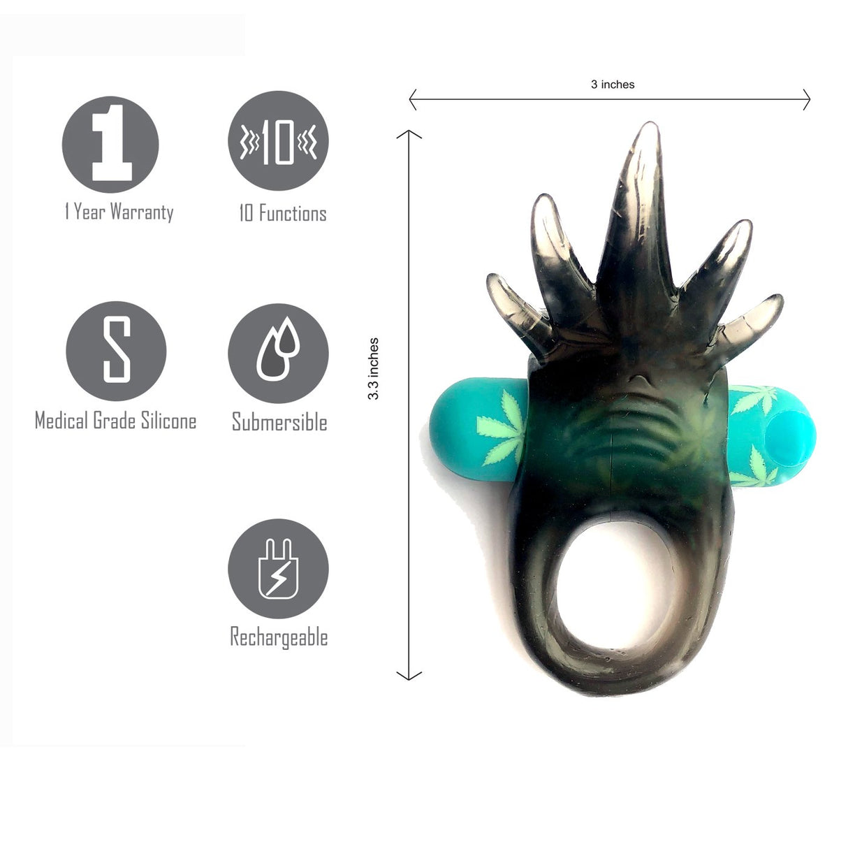 Buy Maia Ziggy - Hemp Green USB Rechargeable Vibrating Cock Ring at NZ’s Mega Adult Toys Store. Discover premium sex toys with discreet shipping at the best price in NZ