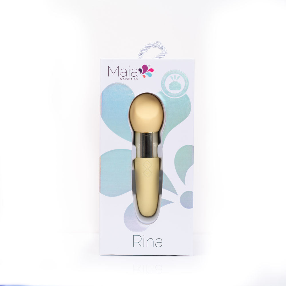 Buy Maia RINA - Yellow - Yellow 13.3 cm USB Rechargeable Vibrator at NZ’s Mega Adult Toys Store. Discover premium sex toys with discreet shipping at the best price in NZ