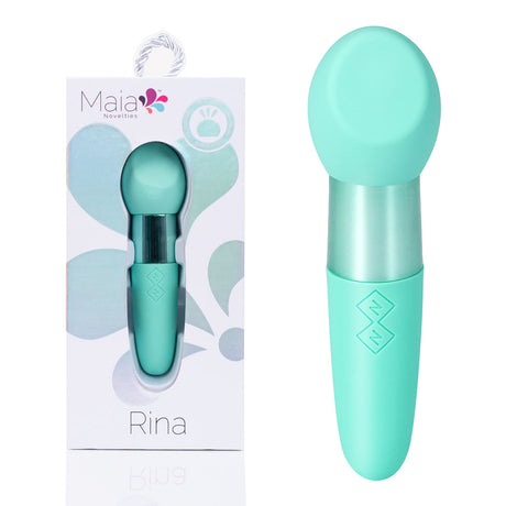 Buy Maia RINA - Teal - Teal 13.3 cm USB Rechargeable Vibrator at NZ’s Mega Adult Toys Store. Discover premium sex toys with discreet shipping at the best price in NZ