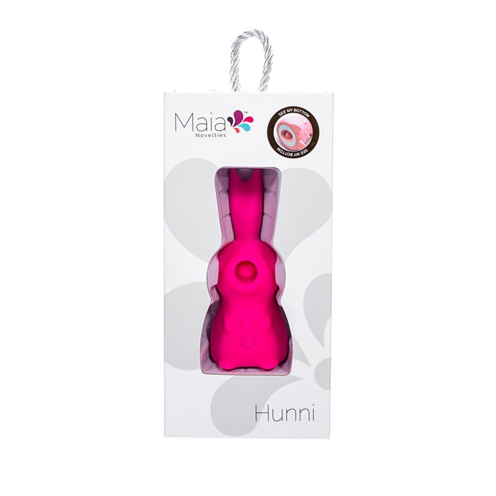 Buy Maia HUNNI - Pink USB Rechargeable Sucking, Licking & Vibrating Stimulator at NZ’s Mega Adult Toys Store. Discover premium sex toys with discreet shipping at the best price in NZ