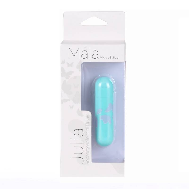 Buy Maia Julia - Teal 7.6 cm USB Rechargeable Bullet at NZ’s Mega Adult Toys Store. Discover premium sex toys with discreet shipping at the best price in NZ