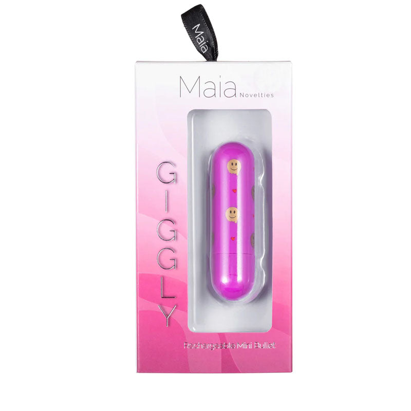 Buy Maia Giggly - Pink 7.6 cm USB Rechargeable Bullet at NZ’s Mega Adult Toys Store. Discover premium sex toys with discreet shipping at the best price in NZ