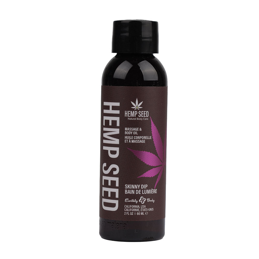 Buy Hemp Seed Massage & Body Oil - Skinny Dip (Vanilla & Faiy Floss) Scented - 59 ml Bottle at NZ’s Mega Adult Toys Store. Discover premium sex toys with discreet shipping at the best price in NZ