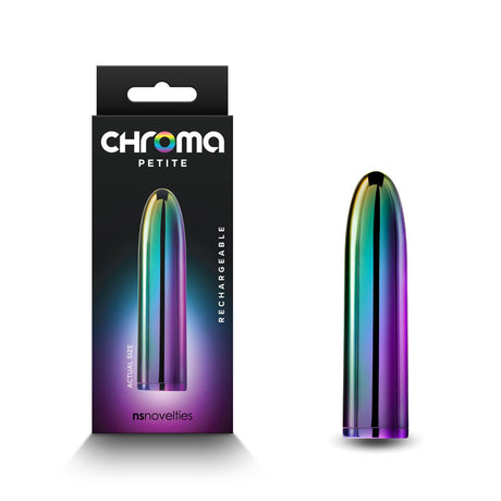 Buy Chroma Petite Bullet - Multicolour - Multicoloured 8.7 cm USB Rechargeable Bullet at NZ’s Mega Adult Toys Store. Discover premium sex toys with discreet shipping at the best price in NZ