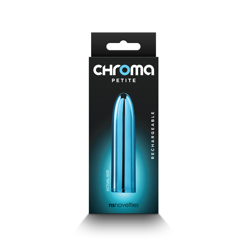 Buy Chroma Petite Bullet - Teal - Metallic Teal 8.7 cm USB Rechargeable Bullet at NZ’s Mega Adult Toys Store. Discover premium sex toys with discreet shipping at the best price in NZ