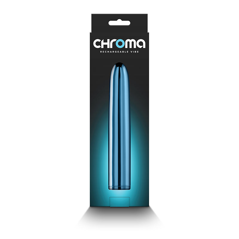 Buy Chroma - Teal - Metallic Teal 17 cm USB Rechargeable Vibrator at NZ’s Mega Adult Toys Store. Discover premium sex toys with discreet shipping at the best price in NZ