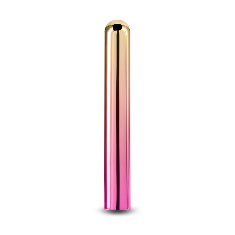 Buy Chroma Sunrise - Large - Metallic Pink/Gold 13.8 cm USB Rechargeable Vibrator at NZ’s Mega Adult Toys Store. Discover premium sex toys with discreet shipping at the best price in NZ