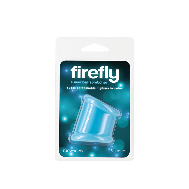 Buy Firefly - Suave Ball Stretcher - Blue - Glow in Dark Blue Ball Stretcher at NZ’s Mega Adult Toys Store. Discover premium sex toys with discreet shipping at the best price in NZ