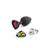 Buy Glams Xchange Heart - Small - Black Small Butt Plug with Interchangeable Heart Gems at NZ’s Mega Adult Toys Store. Discover premium sex toys with discreet shipping at the best price in NZ