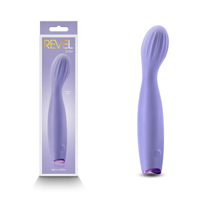 Buy Revel Pixie - Purple - Purple 17.3 cm USB Rechargeable Vibrator at NZ’s Mega Adult Toys Store. Discover premium sex toys with discreet shipping at the best price in NZ