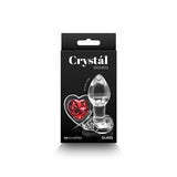 Buy Crystal Desires - Red Heart - Small - Clear Glass 7.3 cm Butt Plug with Red Heart Gem Base at NZ’s Mega Adult Toys Store. Discover premium sex toys with discreet shipping at the best price in NZ