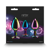 Buy Rear Assets Trainer Kit - Multicolour - Rainbow - Multi Coloured Metallic Butt Plugs with Rainbow Gems - Set of 3 Sizes at NZ’s Mega Adult Toys Store. Discover premium sex toys with discreet shipping at the best price in NZ