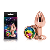 Buy Rear Assets Rose Gold Small - Rose Gold Small Metal Butt Plug with Rainbow Gem Base at NZ’s Mega Adult Toys Store. Discover premium sex toys with discreet shipping at the best price in NZ