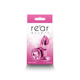 Buy Rear Assets - Small - Pink - Pink 7.1 cm Small Metal Butt Plug with Pink Round Gem Base at NZ’s Mega Adult Toys Store. Discover premium sex toys with discreet shipping at the best price in NZ