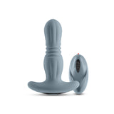 Buy Renegade Gemini - Grey - Grey 14.8 cm USB Rechargeable Thrusting & Vibrating Butt Plug with Remote at NZ’s Mega Adult Toys Store. Discover premium sex toys with discreet shipping at the best price in NZ