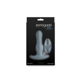 Buy Renegade Gemini - Grey - Grey 14.8 cm USB Rechargeable Thrusting & Vibrating Butt Plug with Remote at NZ’s Mega Adult Toys Store. Discover premium sex toys with discreet shipping at the best price in NZ