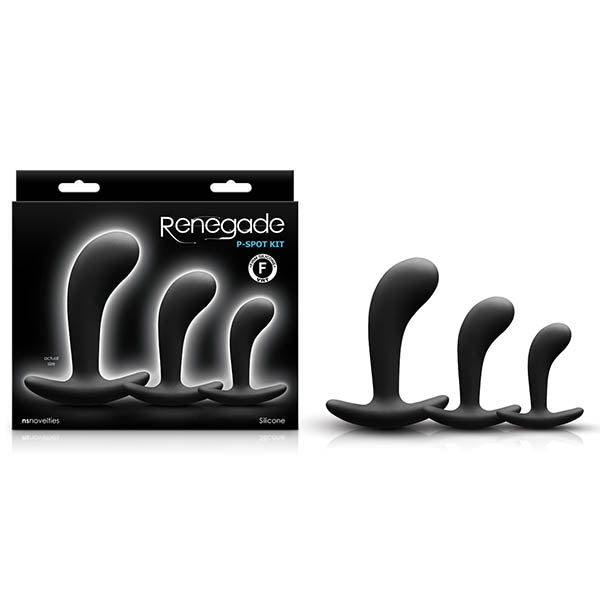 Buy Renegade P Spot Kit - Black Anal Plugs - Set of 3 Sizes at NZ’s Mega Adult Toys Store. Discover premium sex toys with discreet shipping at the best price in NZ