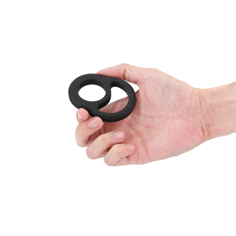 Buy Renegade Cradle - Black - Black Cock & Balls Ring at NZ’s Mega Adult Toys Store. Discover premium sex toys with discreet shipping at the best price in NZ