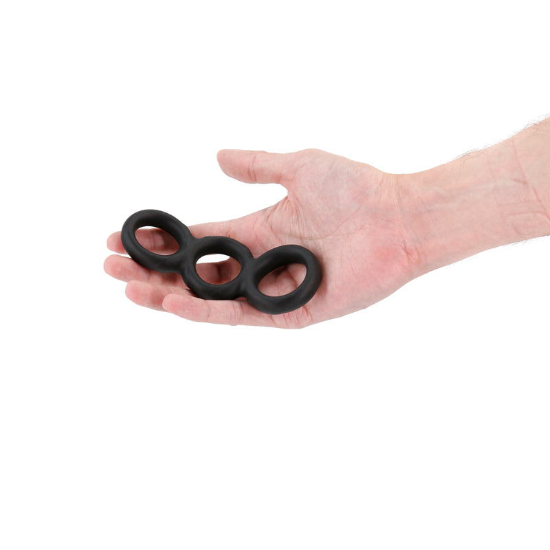 Buy Renegade Threefold - Black - Black Cock & Balls Rings at NZ’s Mega Adult Toys Store. Discover premium sex toys with discreet shipping at the best price in NZ