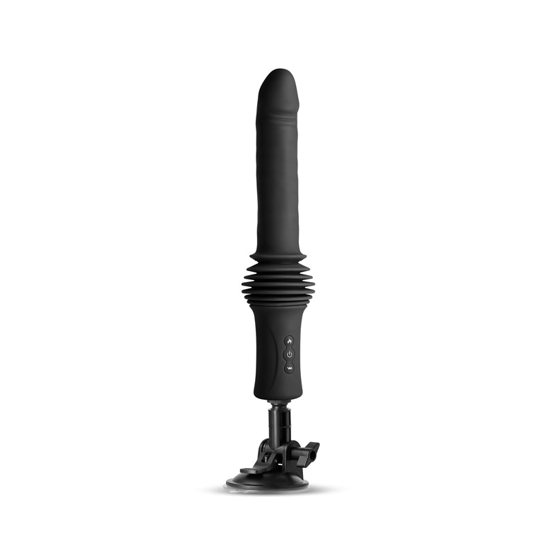 Buy Renegade Super Stroker - Black - Black 36.8 cm USB Rechargeable Thrusting Vibrator with Remote Control & Stand at NZ’s Mega Adult Toys Store. Discover premium sex toys with discreet shipping at the best price in NZ