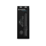 Buy Renegade Super Stroker - Black - Black 36.8 cm USB Rechargeable Thrusting Vibrator with Remote Control & Stand at NZ’s Mega Adult Toys Store. Discover premium sex toys with discreet shipping at the best price in NZ