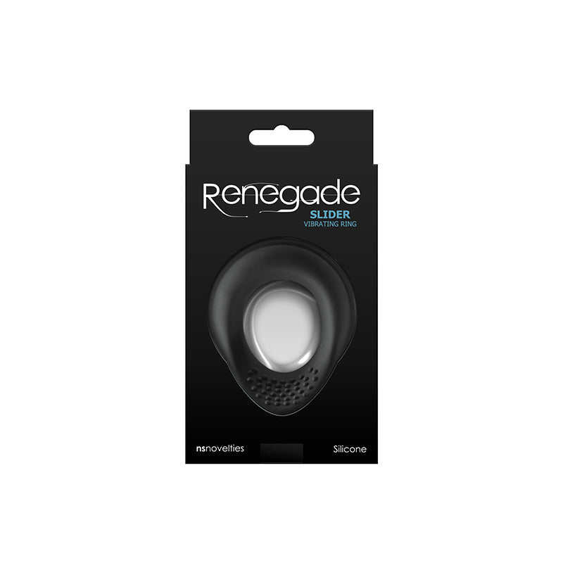 Buy Renegade Slider - Black - Black USB Rechargeable Vibrating Cock Ring at NZ’s Mega Adult Toys Store. Discover premium sex toys with discreet shipping at the best price in NZ