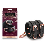 Buy Bondage Couture Ankle Cuffs - Black - Black Restraints at NZ’s Mega Adult Toys Store. Discover premium sex toys with discreet shipping at the best price in NZ