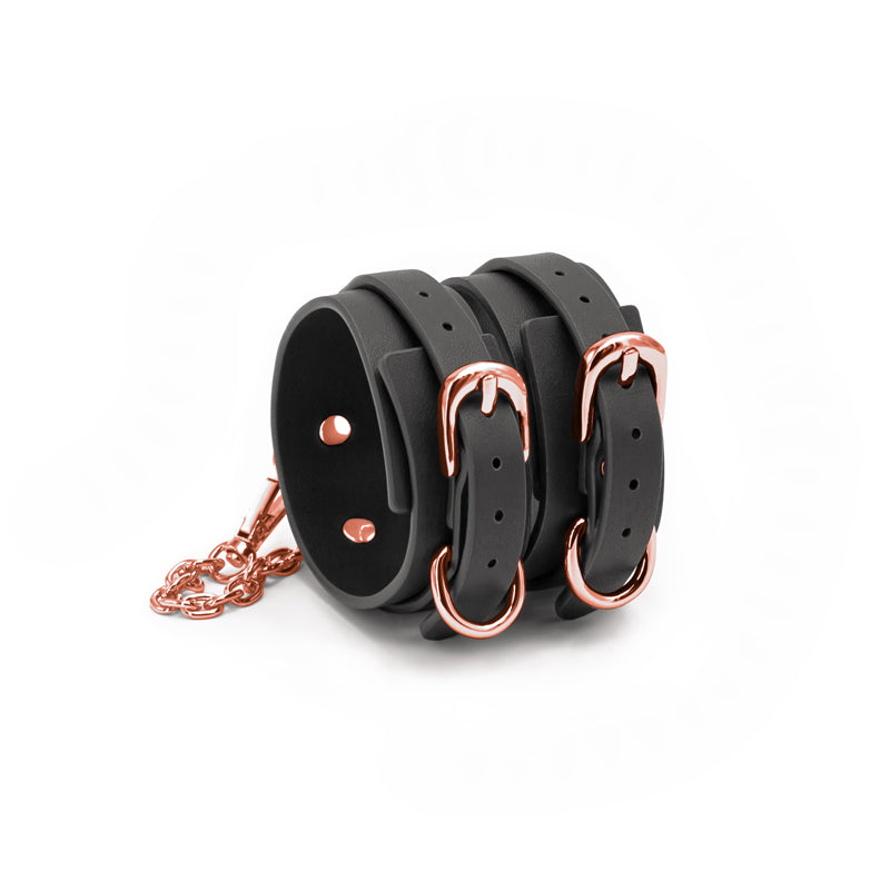 Buy Bondage Couture Ankle Cuffs - Black - Black Restraints at NZ’s Mega Adult Toys Store. Discover premium sex toys with discreet shipping at the best price in NZ