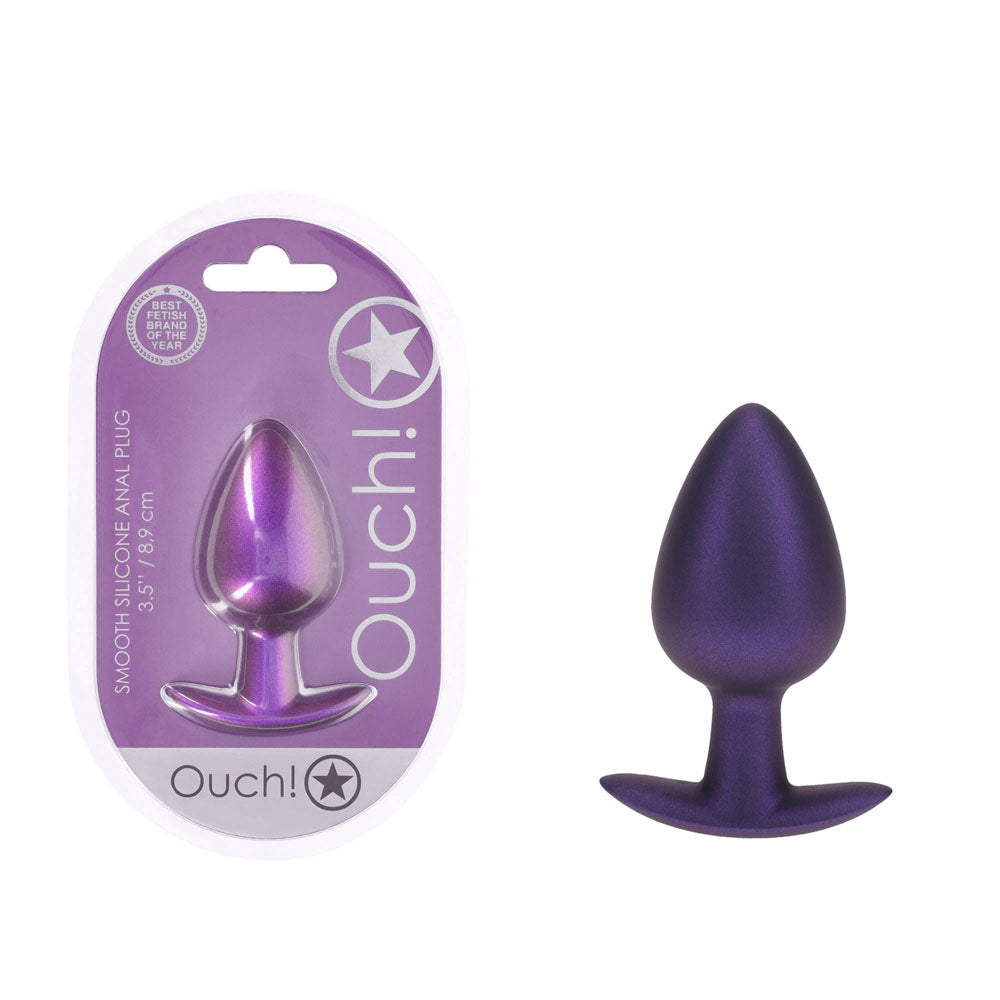 Buy OUCH! Anal Plug - Large - Metallic Purple - Metallic Purple 8.9 cm Large Butt Plug at NZ’s Mega Adult Toys Store. Discover premium sex toys with discreet shipping at the best price in NZ