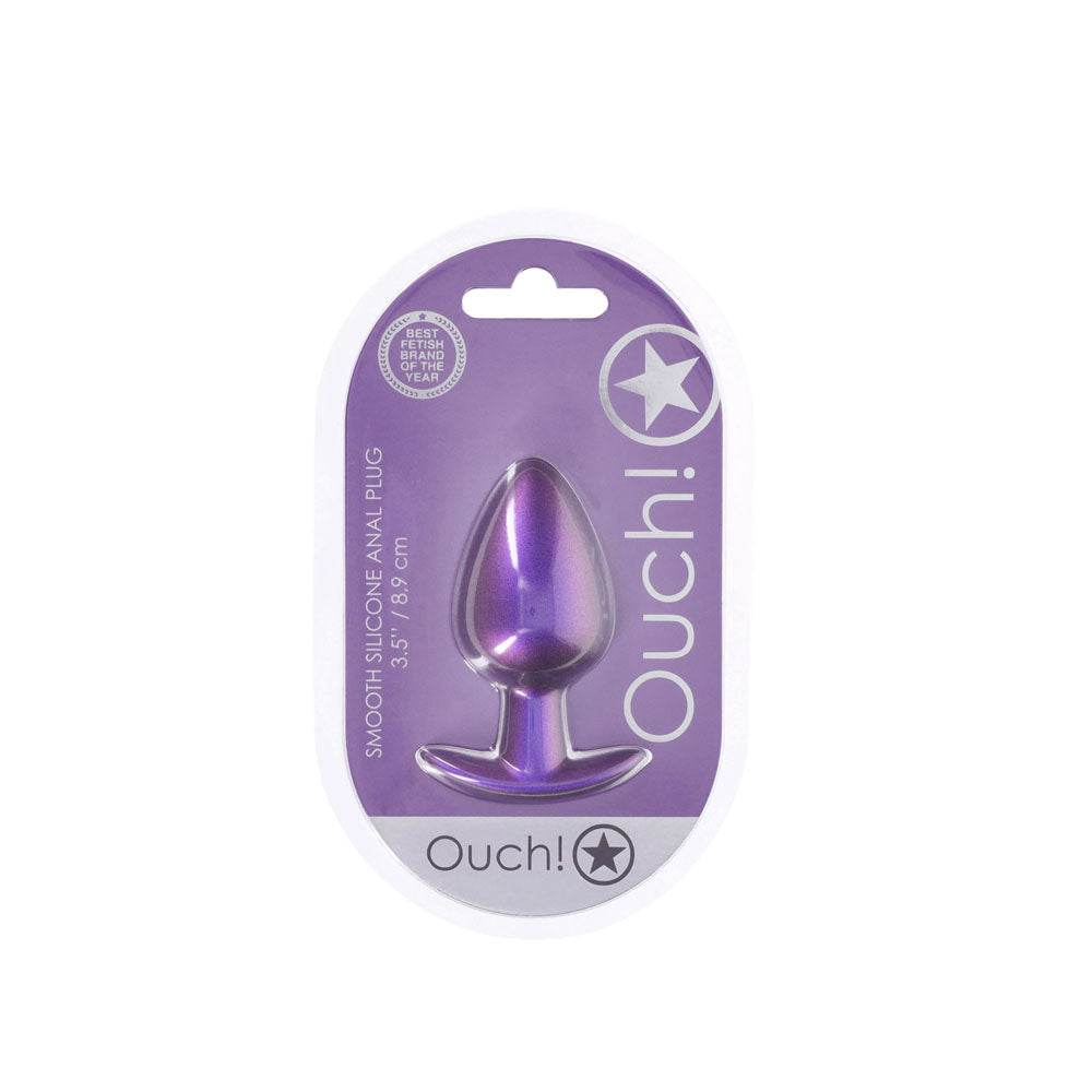 Buy OUCH! Anal Plug - Large - Metallic Purple - Metallic Purple 8.9 cm Large Butt Plug at NZ’s Mega Adult Toys Store. Discover premium sex toys with discreet shipping at the best price in NZ