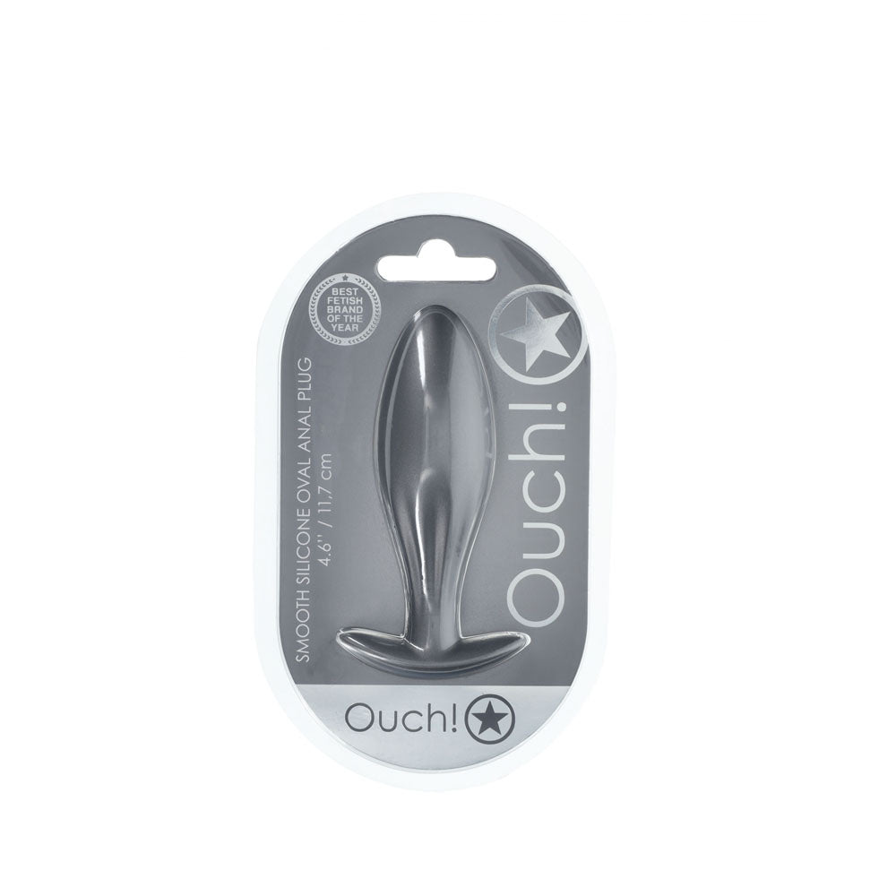 Buy OUCH! Oval Anal Plug - Gun Metal - Gun Metal Grey 11.7 cm Butt Plug at NZ’s Mega Adult Toys Store. Discover premium sex toys with discreet shipping at the best price in NZ